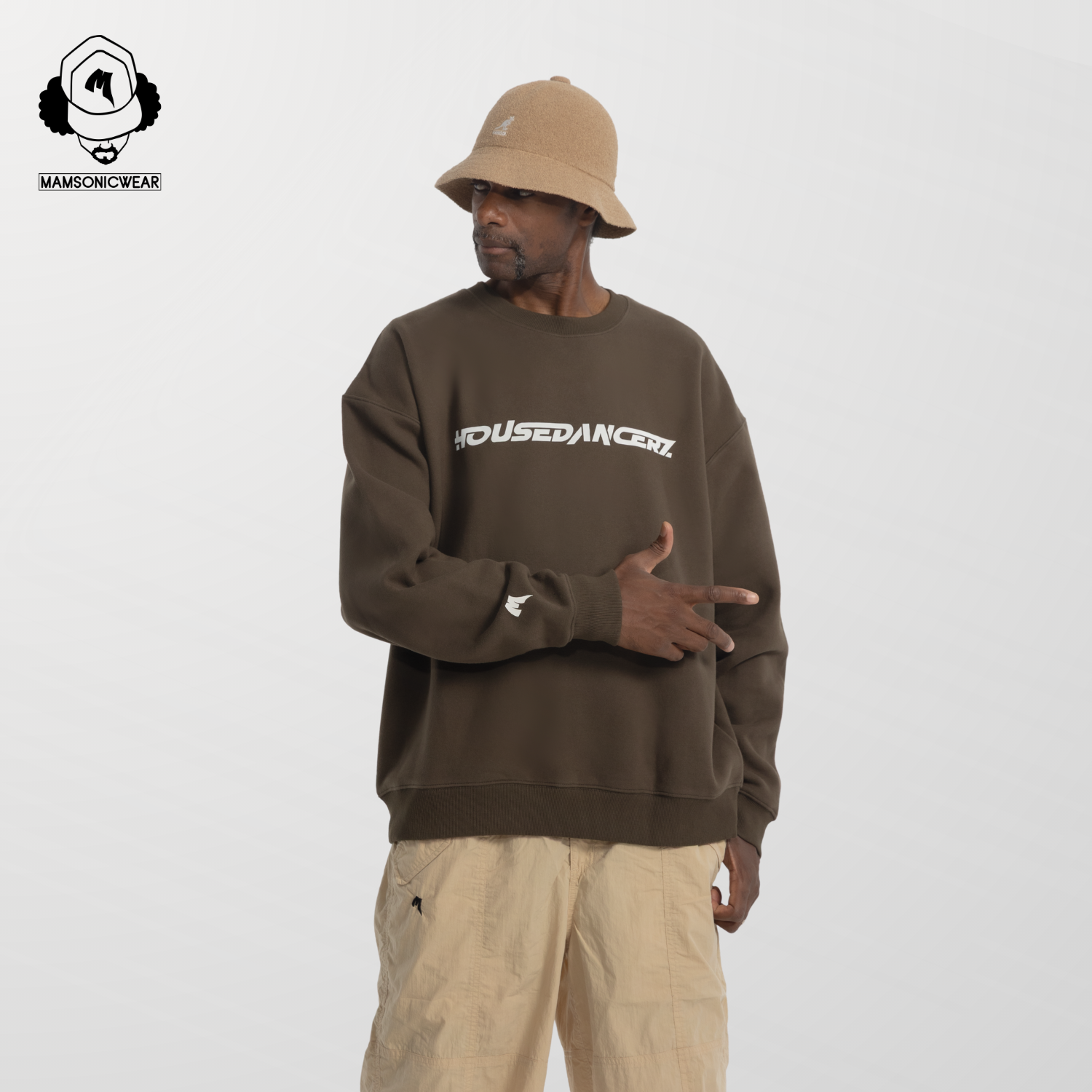 HOUSEDANCERZ Classic Logo Sweat | Army Green