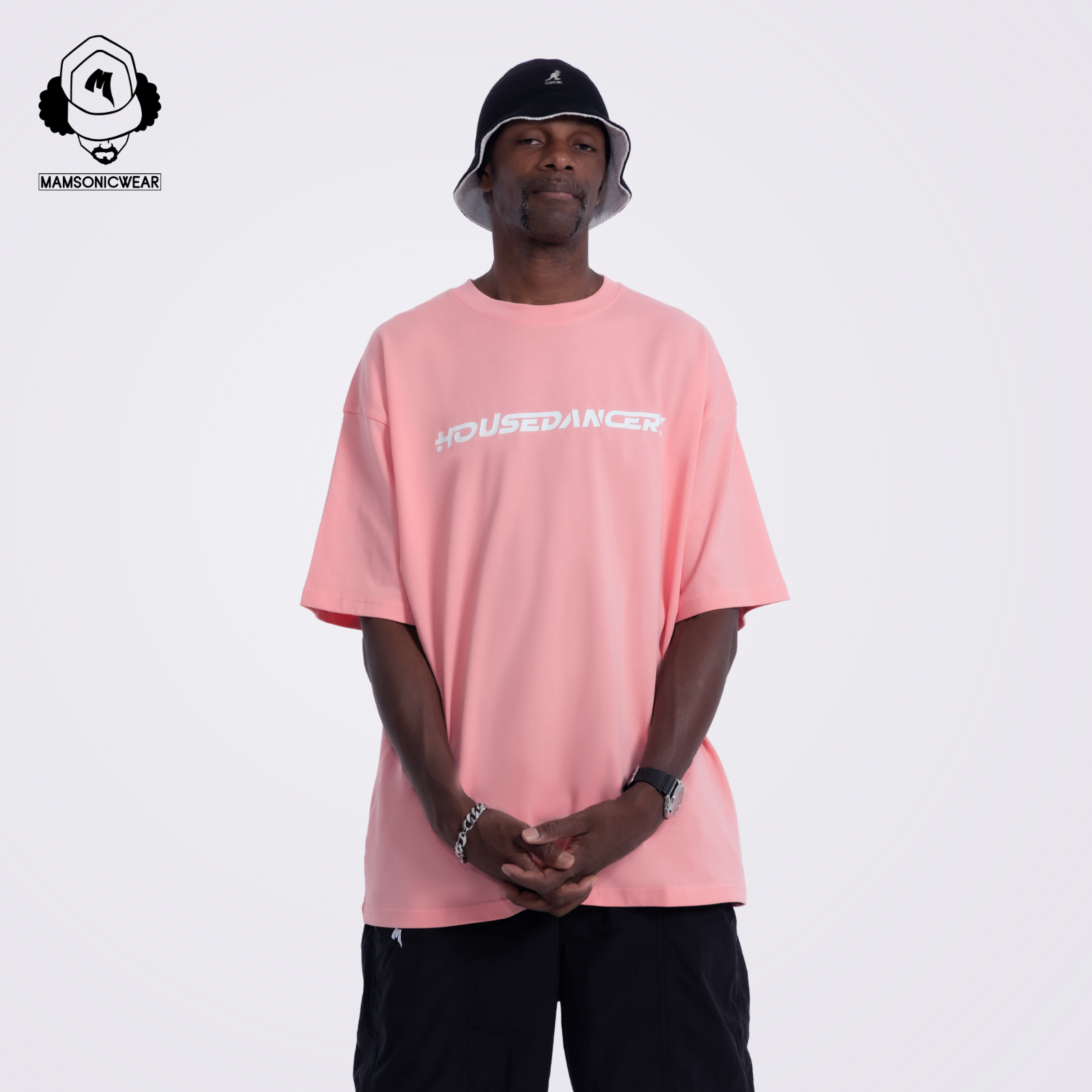 HOUSEDANCERZ Classic Logo T-shirt | Dusty Rose Light