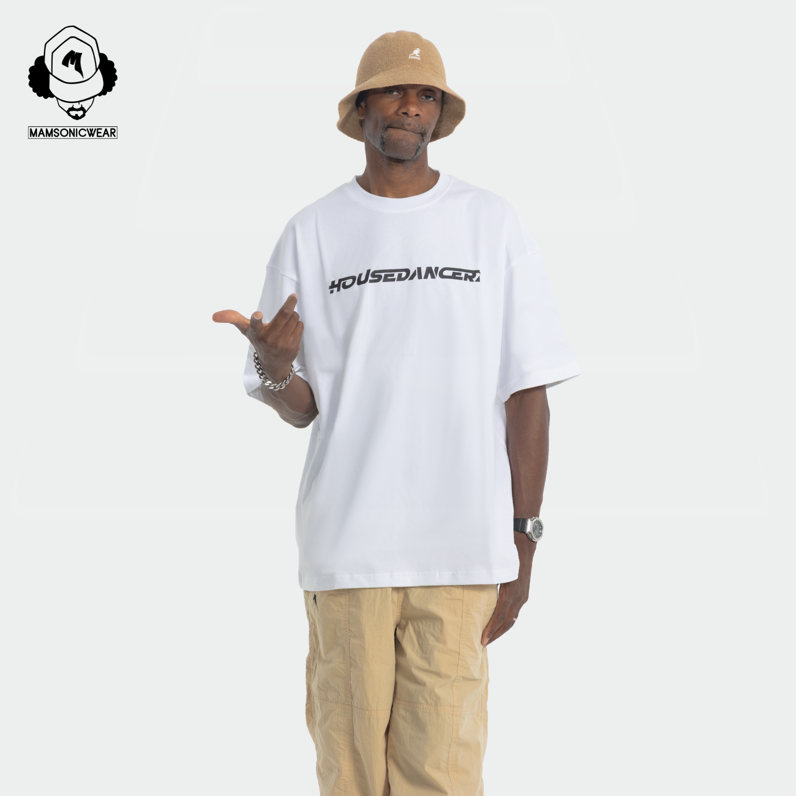 HOUSEDANCERZ Classic Logo T-shirt | White