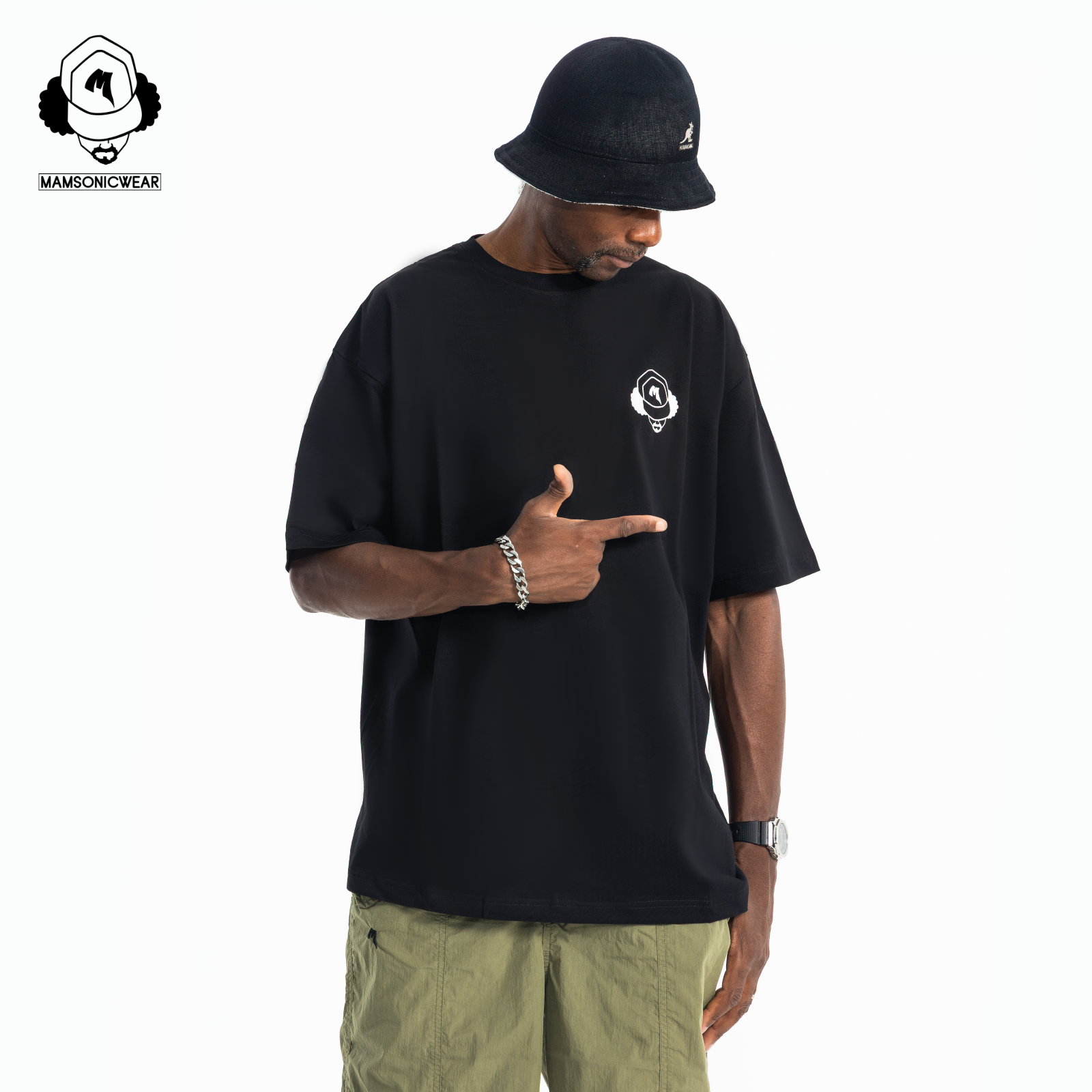 Personage-icon T-shirt | Black