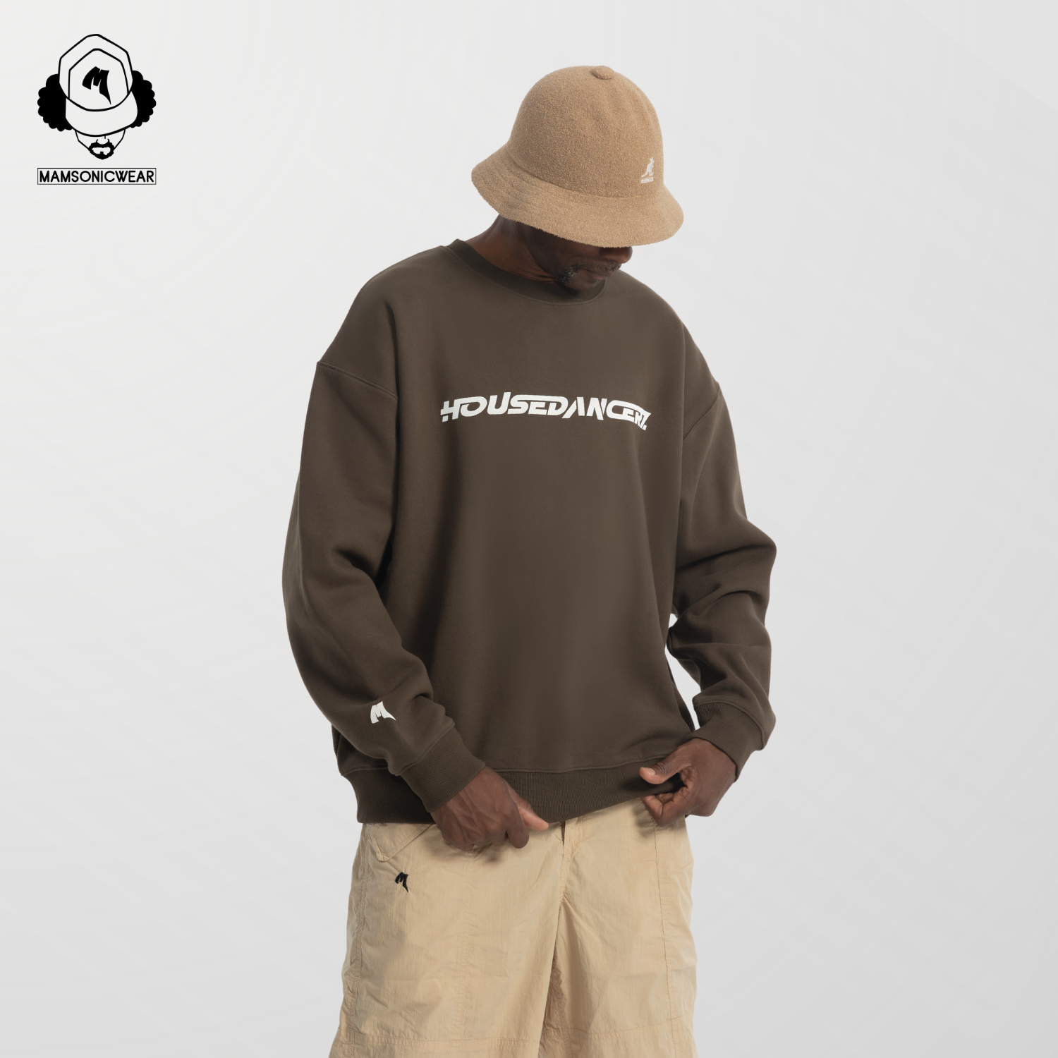 HOUSEDANCERZ Classic Logo Sweat | Army Green