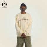 Twin camouflage-print logos Sweat | Warm Beige