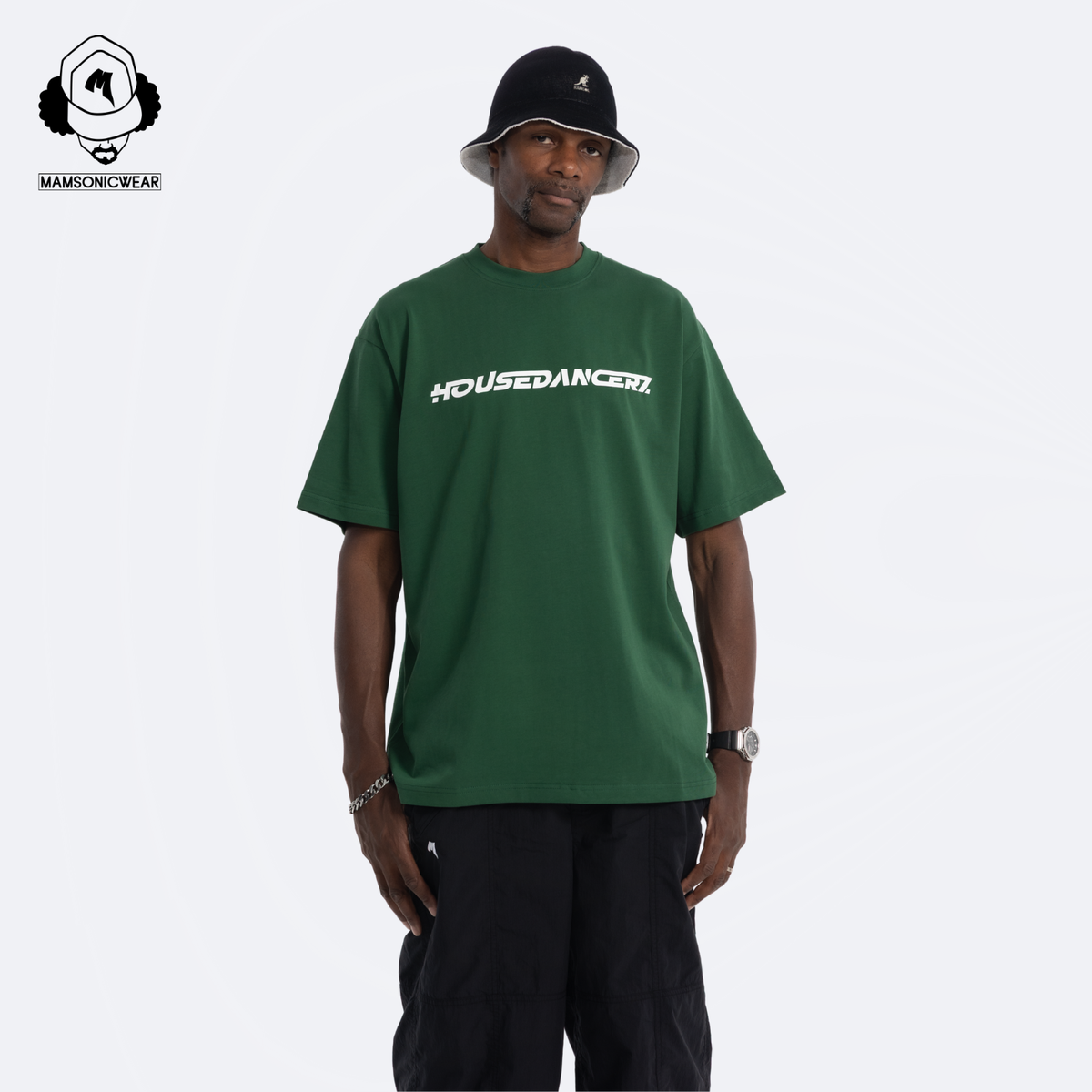 HOUSEDANCERZ Classic Logo T-shirt | Dark Green – MAMSONICWEAR
