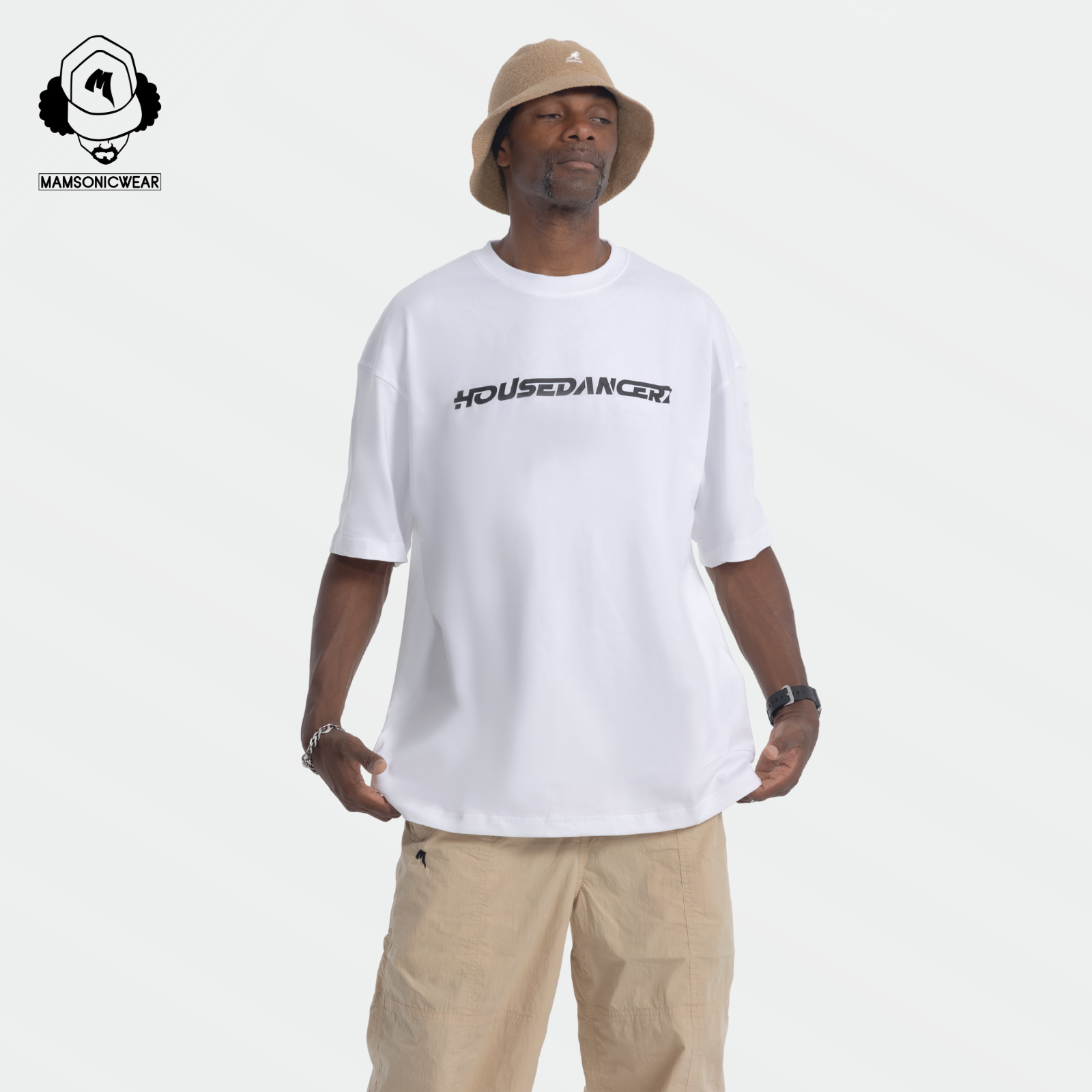 HOUSEDANCERZ Classic Logo T-shirt | White – MAMSONICWEAR