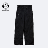 Embroidered Logo Draped Crinkle-Cotton Cargo Pants