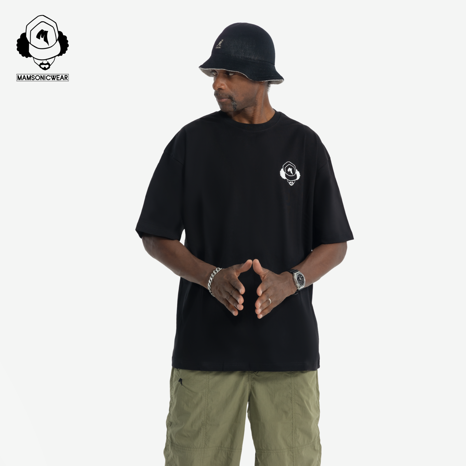 Personage-icon T-shirt | Black